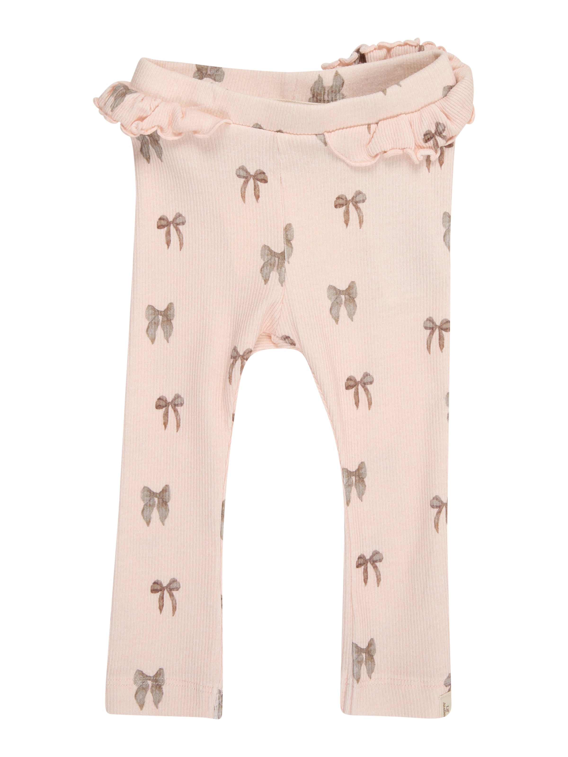 Lil'Atelier Слим Леггинсы 'NBFGAVO' в Ярко-розовый: спереди