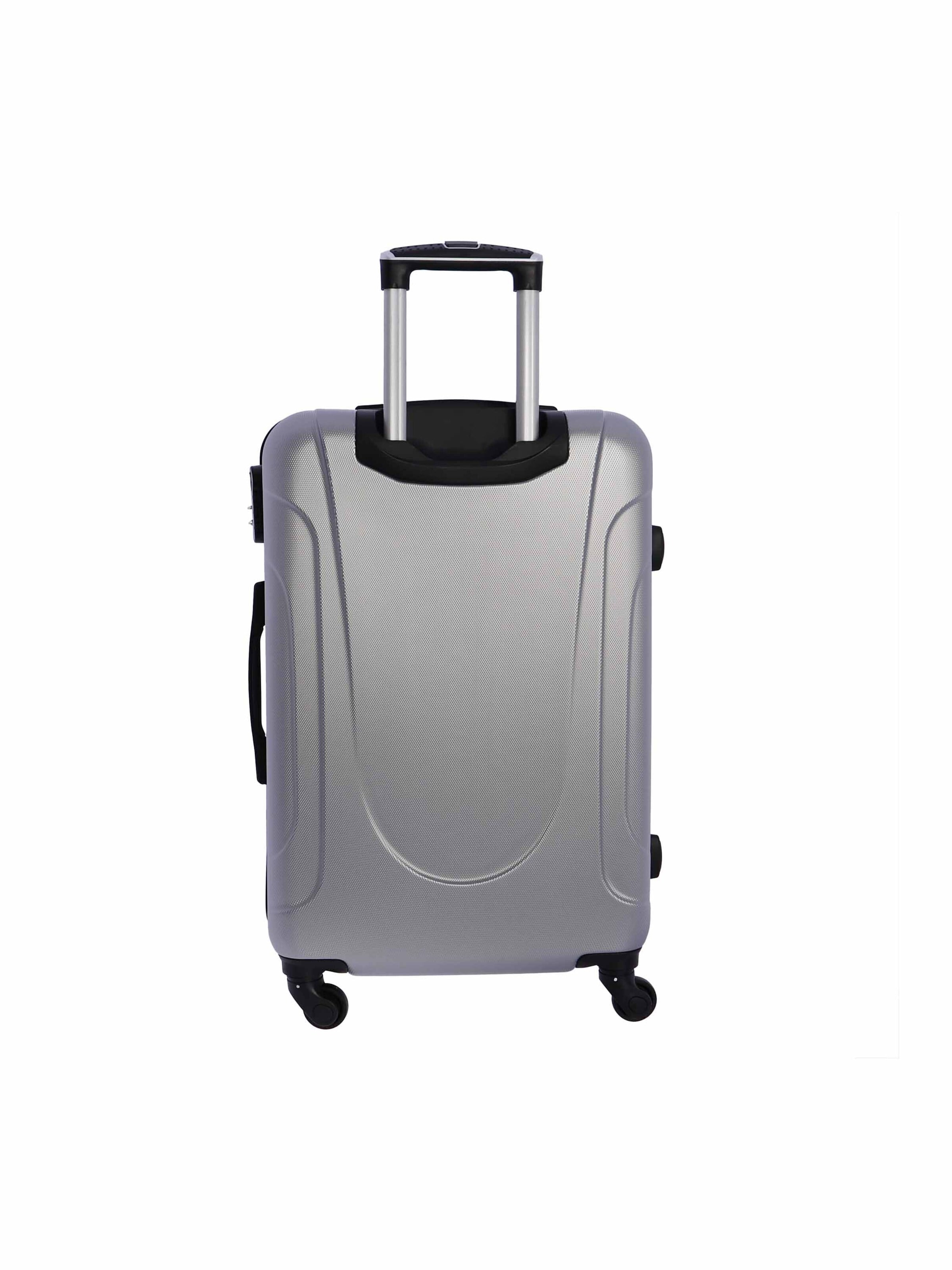 Coronel Tapioca - Carrito 'Coronel Tapioca Maleta Mediana 23 kg | Maleta de Viaje Rígida con 4 Ruedas Dobles 360º, Candado numérico y Asa Telescópica | Equipaje Resistente al Agua para Viajes en Avión' en plata