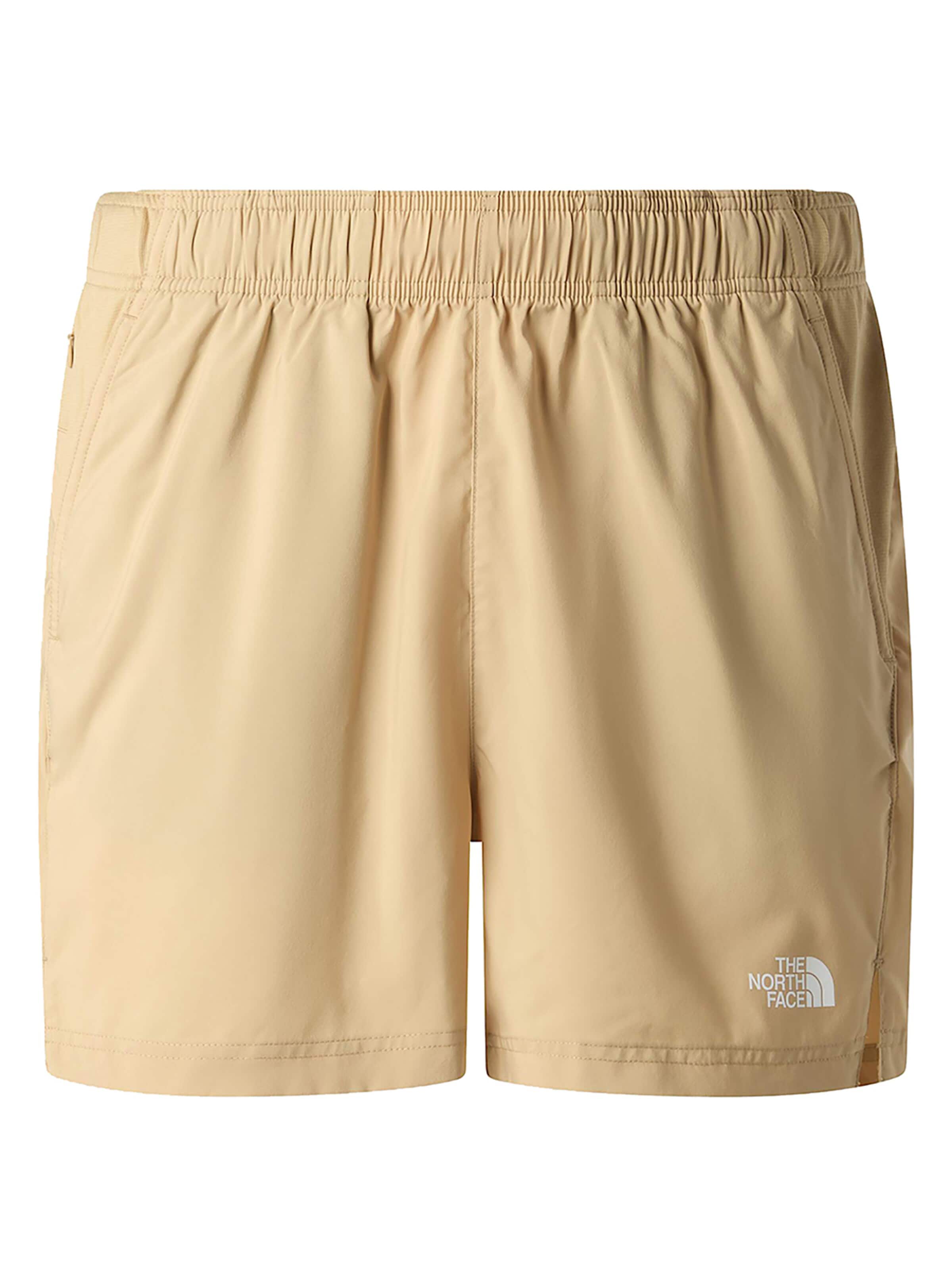 THE NORTH FACE Regular Workout Pants '24/7 5´´' in Beige: front