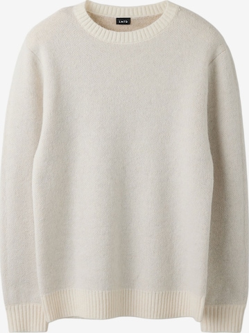 Pullover di LMTD in bianco: frontale