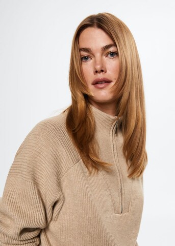 MANGO Sweater 'Pisa' in Brown