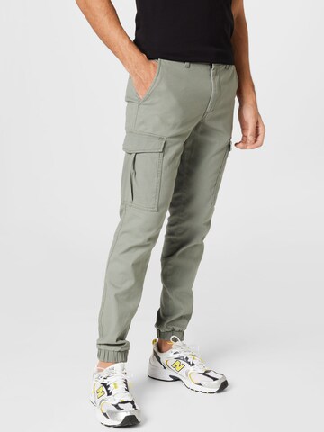 JACK & JONES Tapered Cargohose 'Marco Joe' in Grün: predná strana