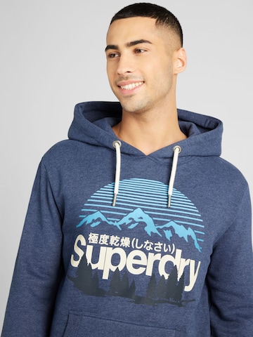 Superdry Mikina 'Great' - Sivá