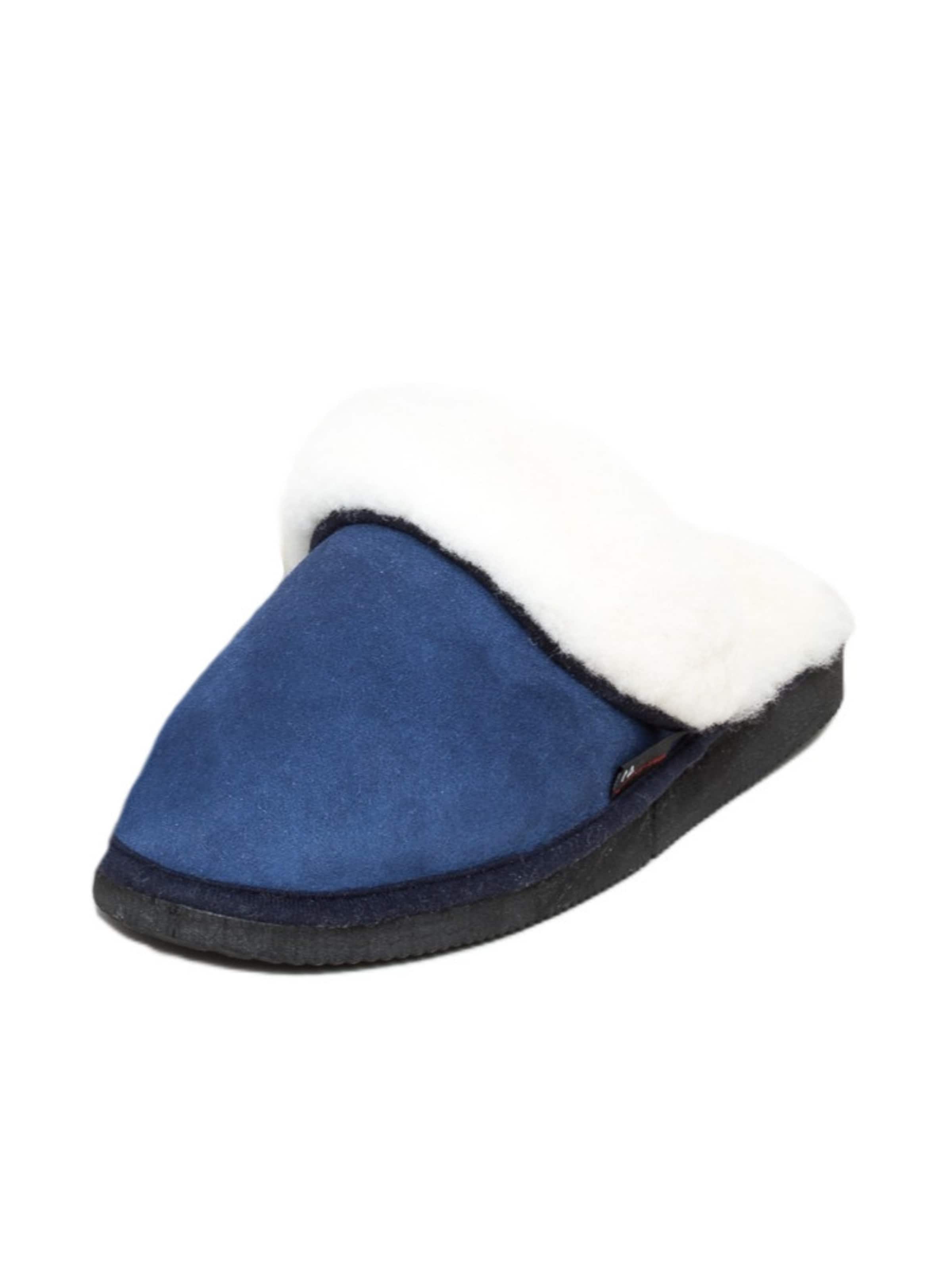 kitz-pichler Hausschuh 'Lammfellhausschuhe Pala'‌ in Blau: Vorderseite