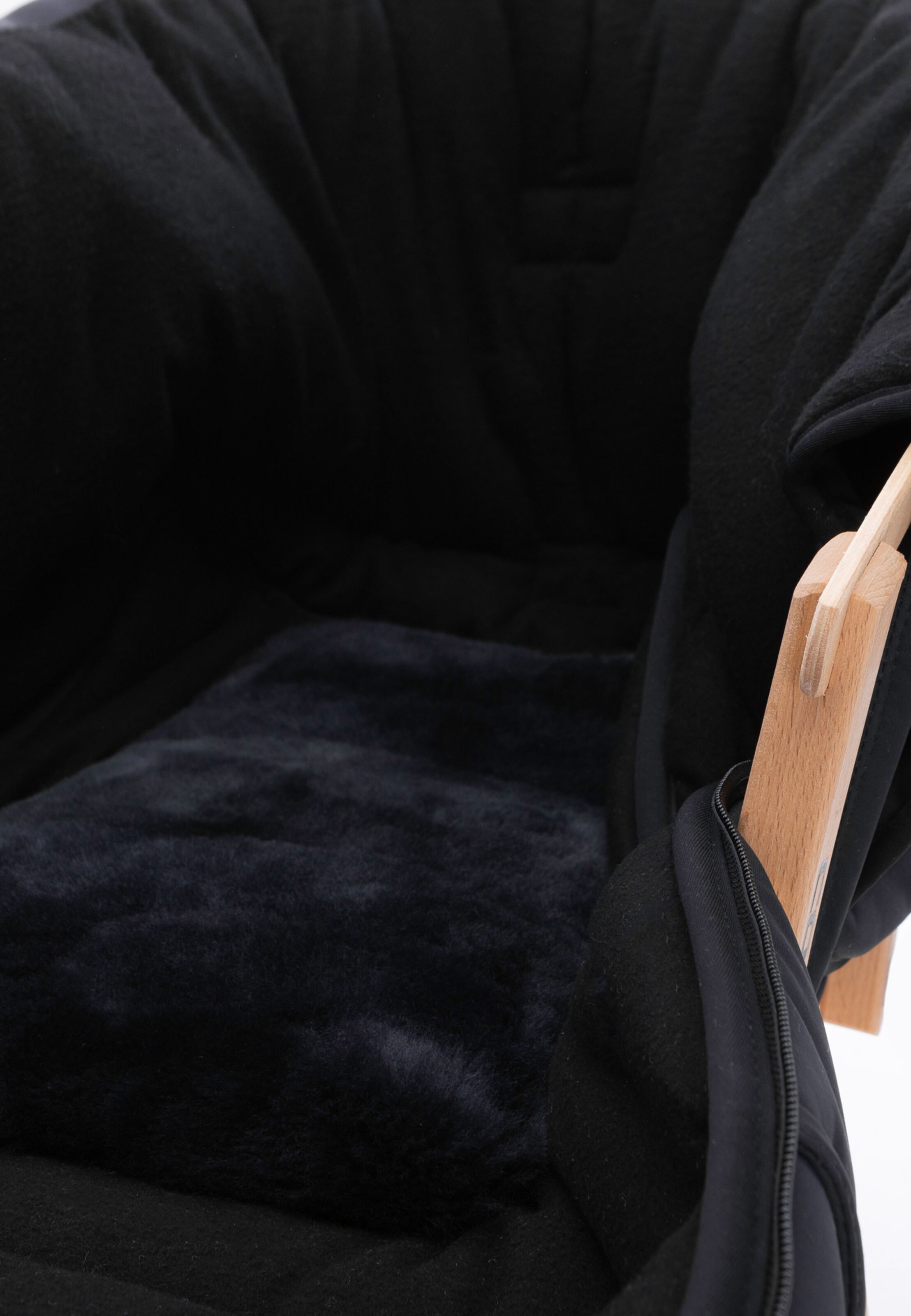 Werner Christ Baby Schlittenfußsack 'ZERMATT' in Schwarz