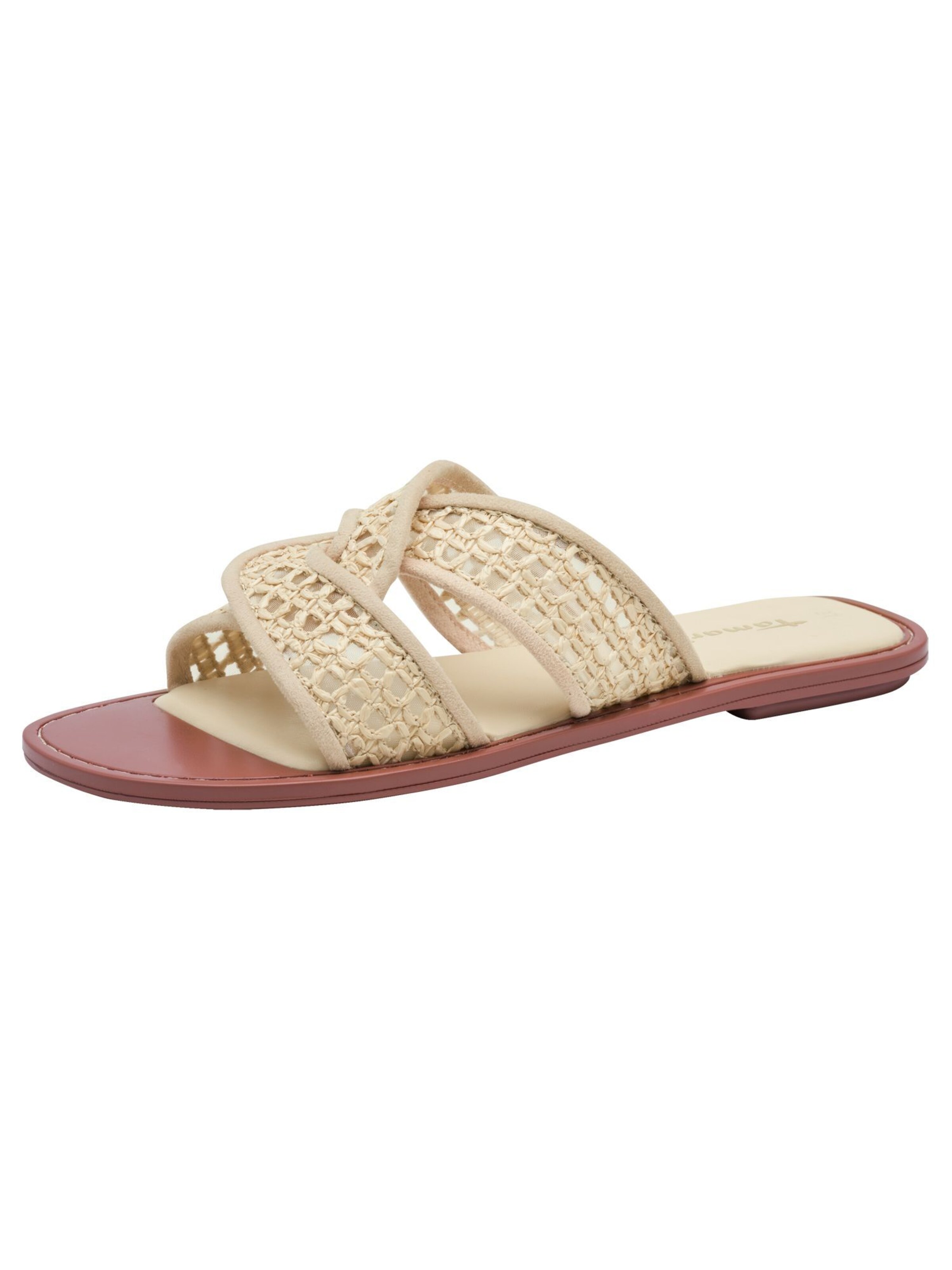 Tamaris Pantoletter i beige: forside