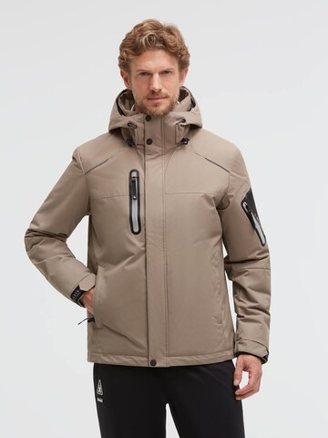 Gaastra Performance Jacket in Brown: front