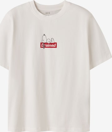 LMTD - Camiseta 'Snoopy' en blanco: frente