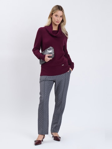 Influencer Pullover in Lila