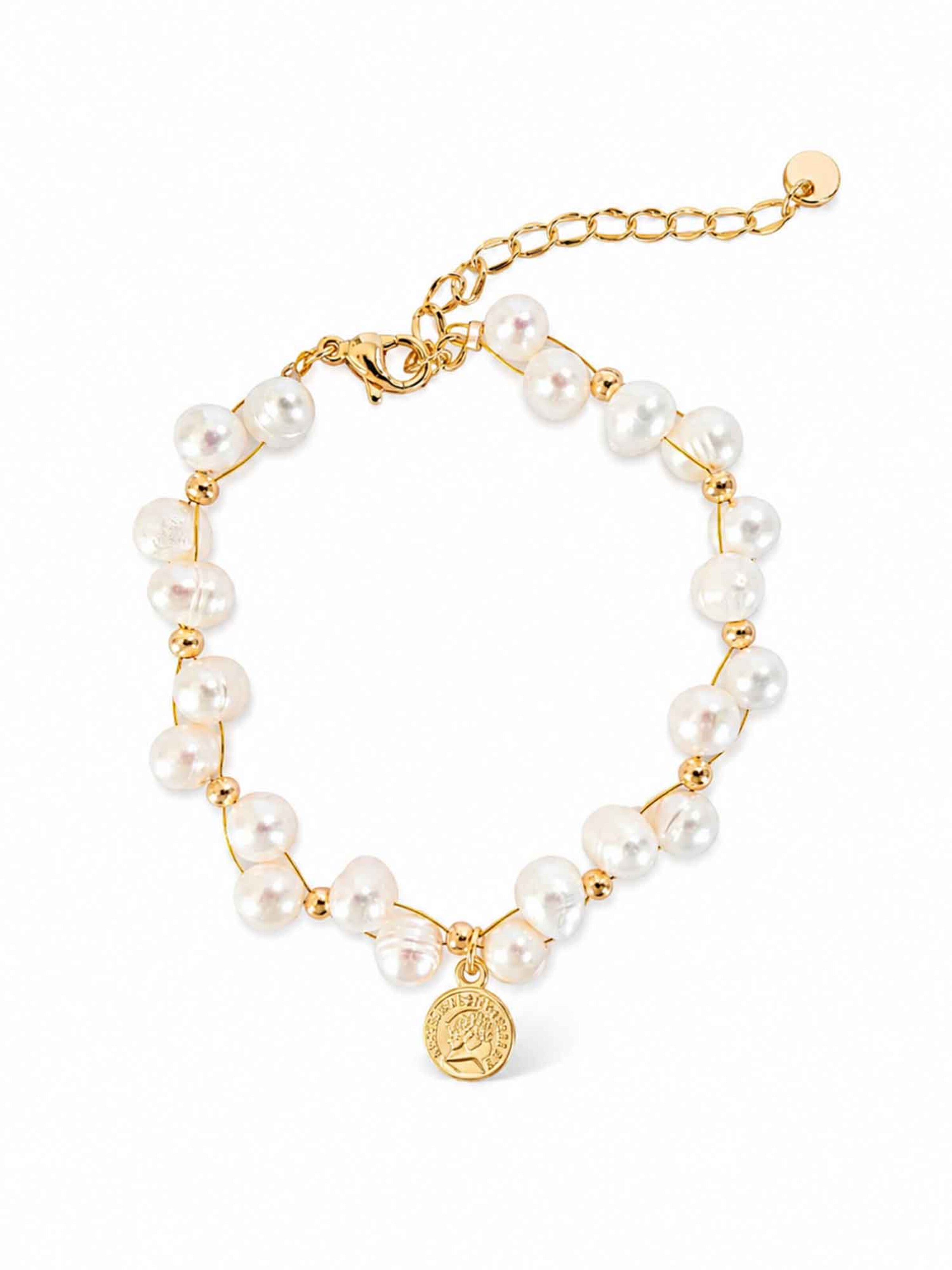 RteRme Armband 'Yvette Bracelet' in One Size in de kleur Goud, Productweergave