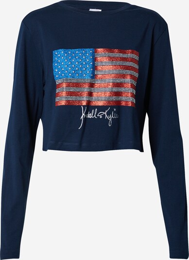 KENDALL + KYLIE Sweatshirt in blue / navy / red / silver, Item view