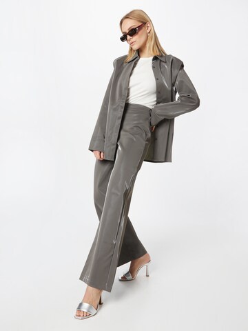 NA-KD Wide leg Pants in Grey