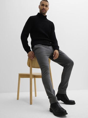 Coupe slim Pantalon bonprix en gris