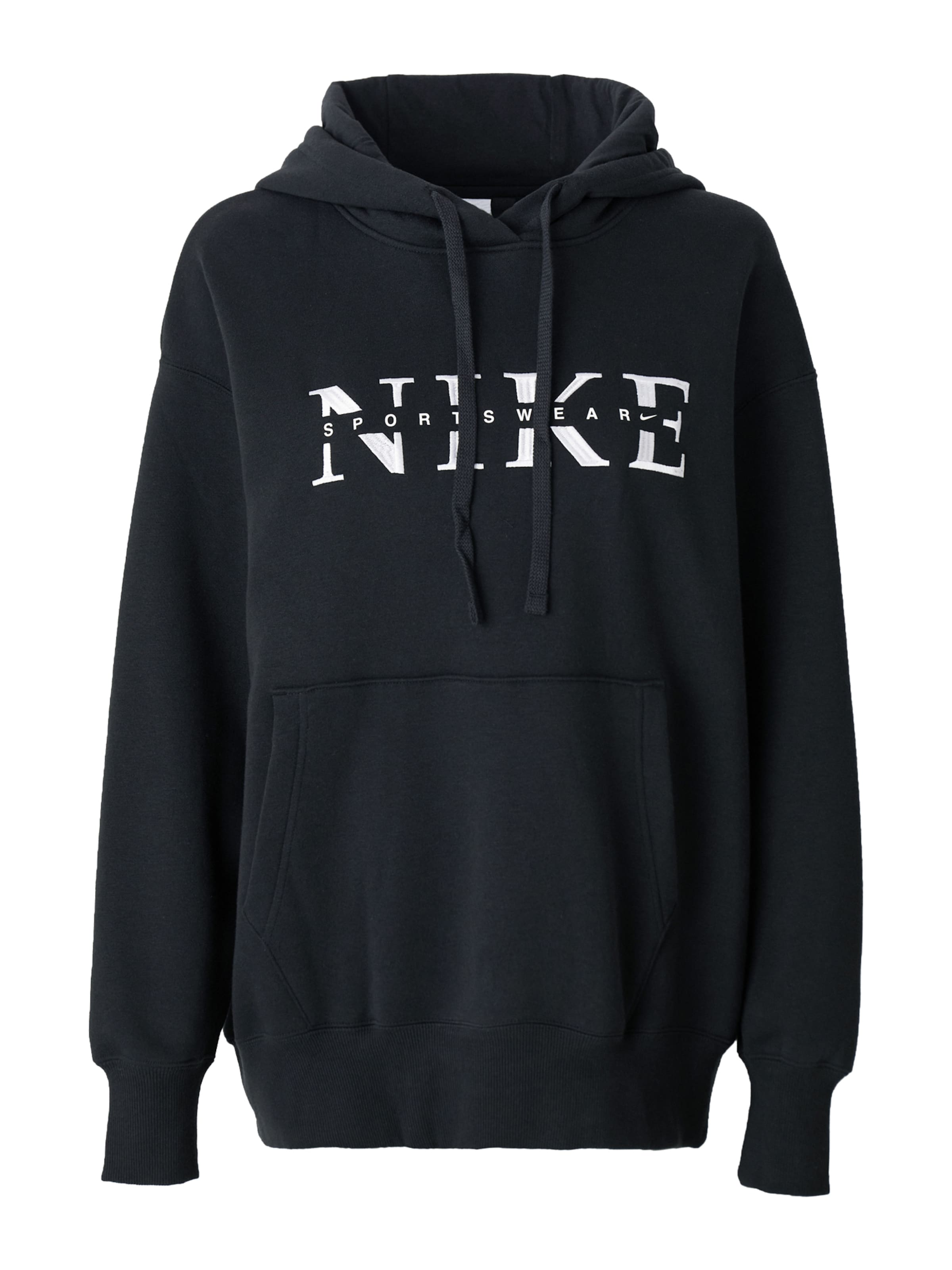 Nike Sportswear Mikina &#x27;PHNX FLC&#x27; - Čierna: predná strana