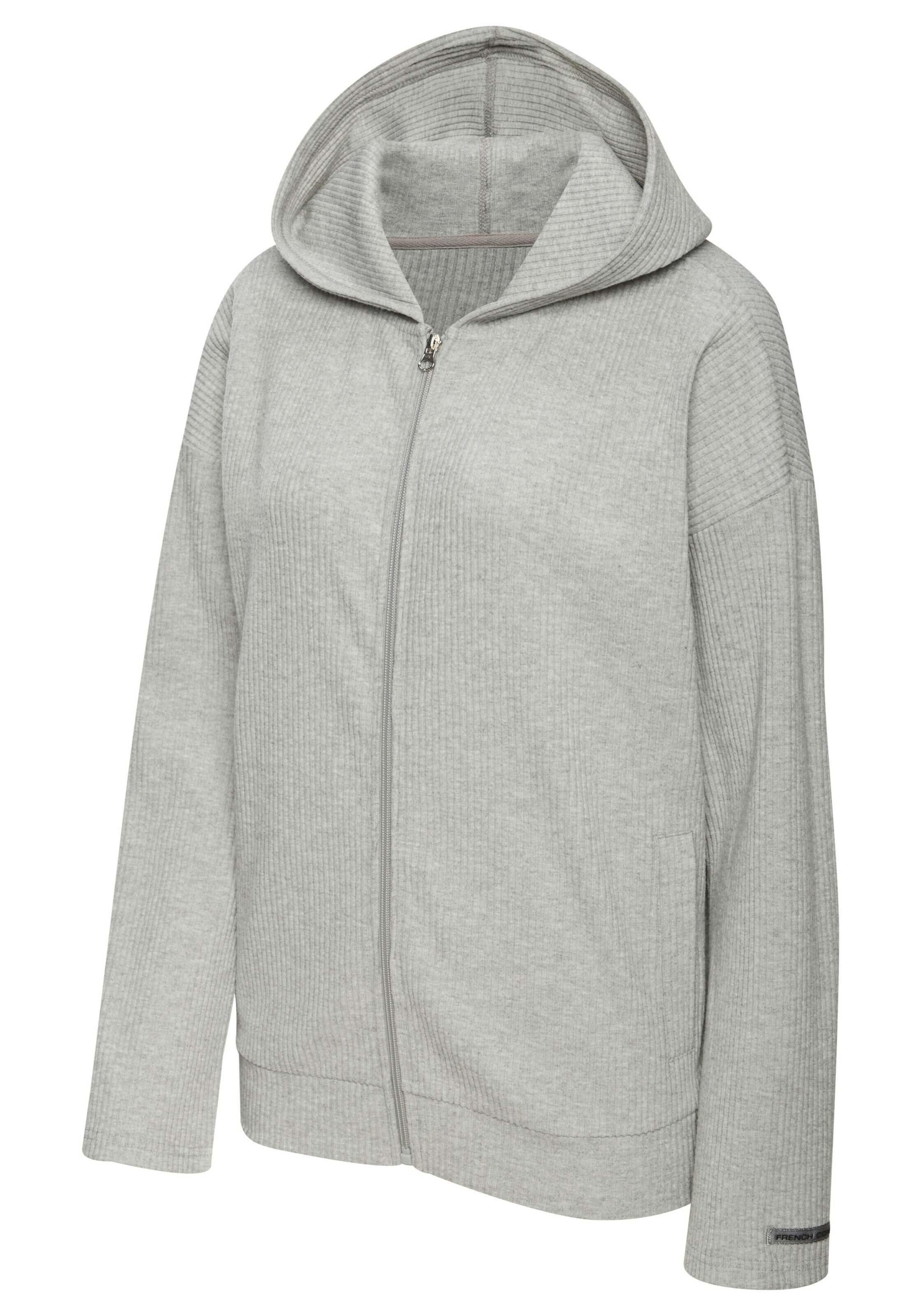 FRENCH CONNECTION Кофта на молнии в Серый