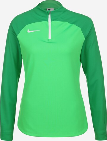 NIKE Performance Shirt 'Academy Pro Drill' in Green: front