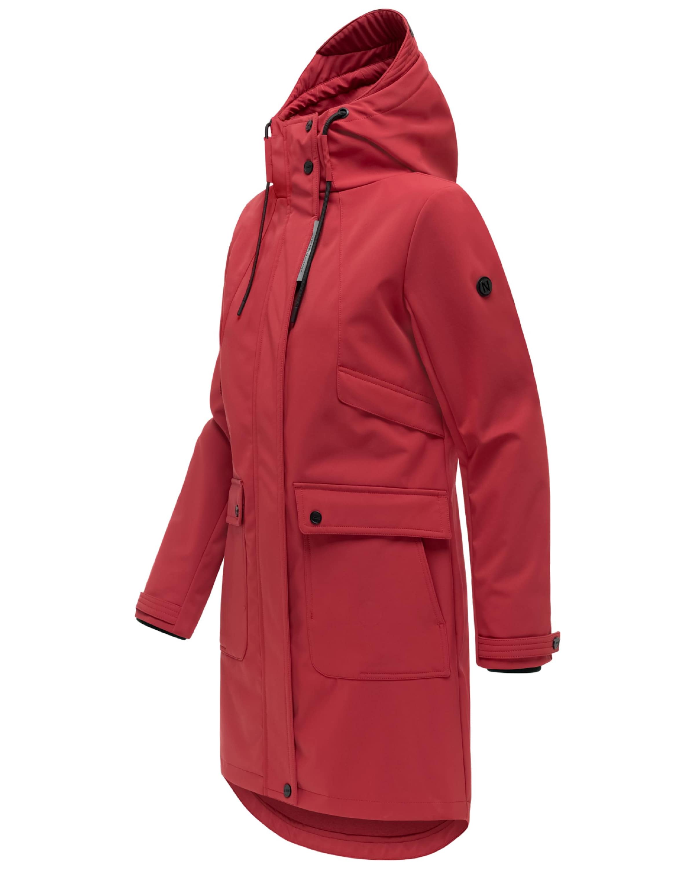 Manteau fonctionnel 'Morgennebel 14' NAVAHOO en rouge