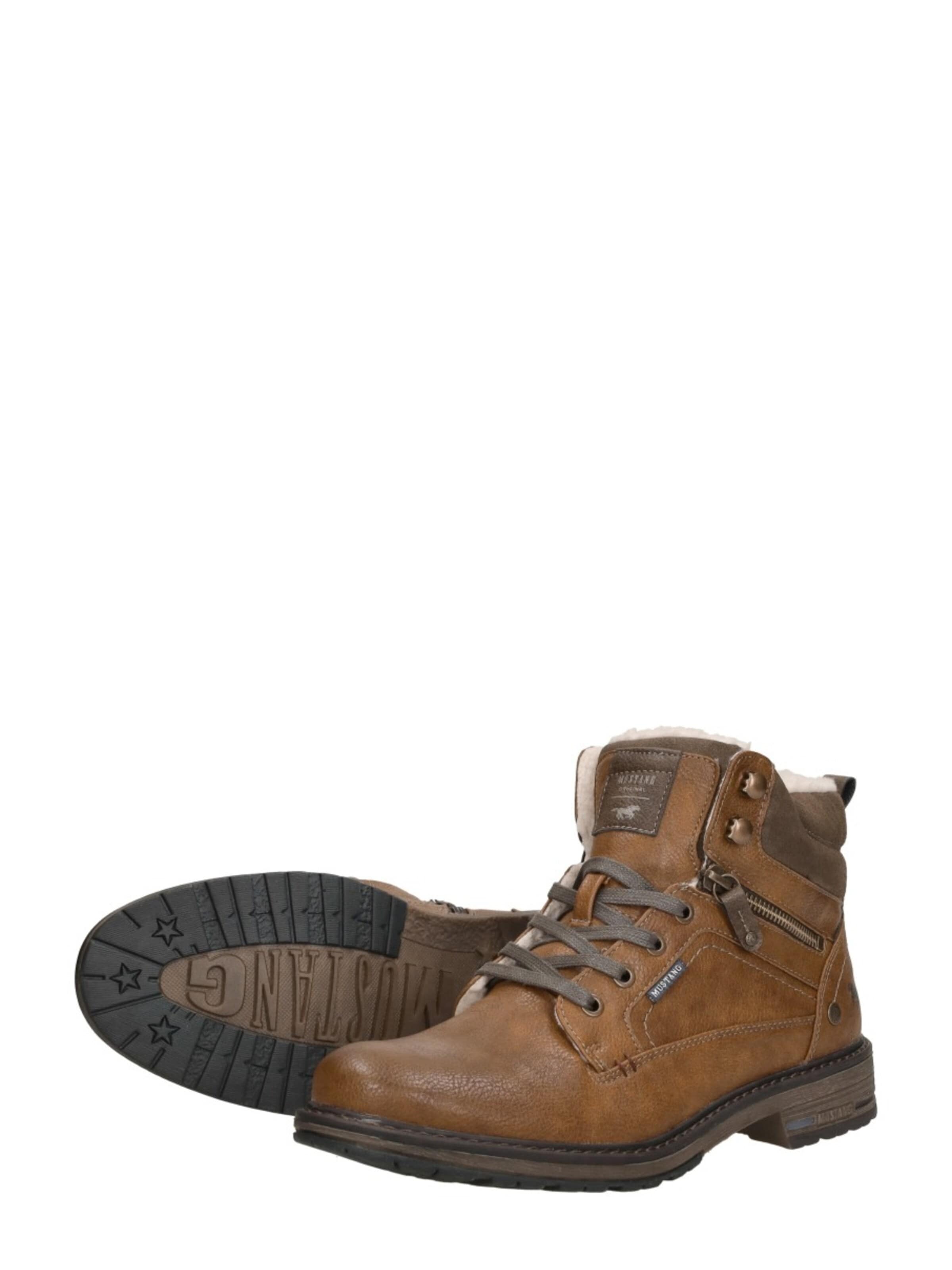 Bottes à lacets 'Heren veterschoenen' MUSTANG en marron