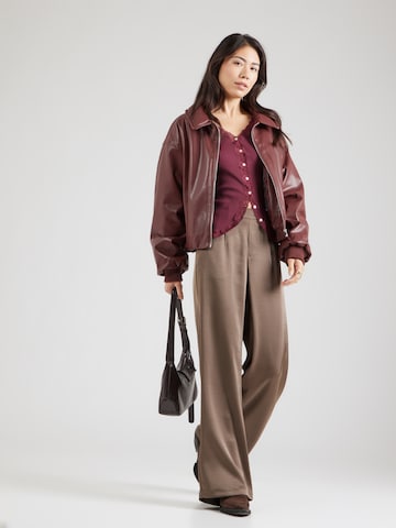 rosemunde - Cárdigan 'Lotus' en rojo