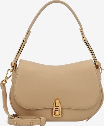 Borsa a mano di Coccinelle in beige: frontale
