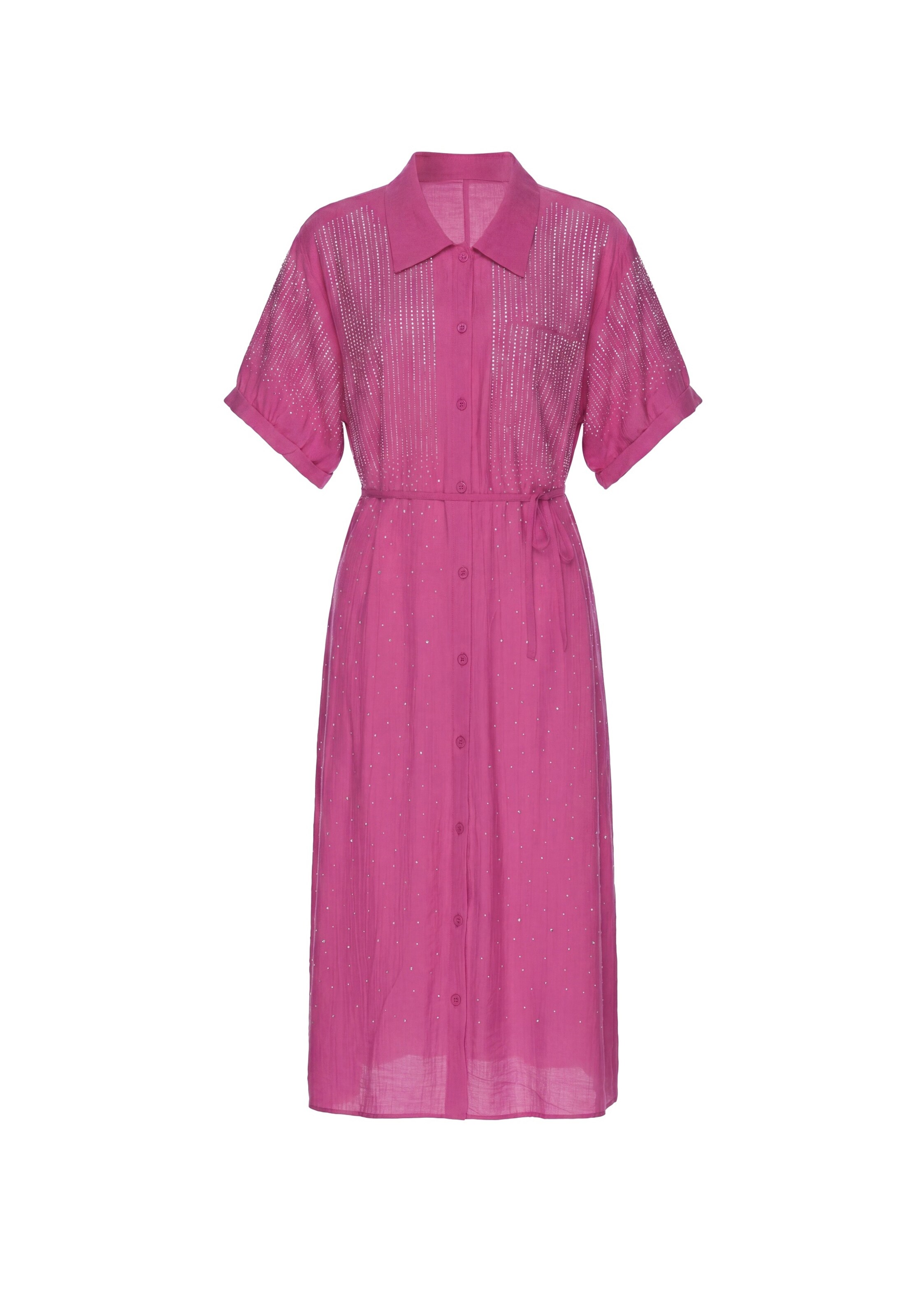 faina Blousejurk in Roze: voorkant