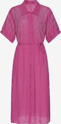 faina Blousejurk in Roze: voorkant