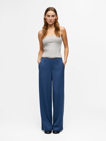 OBJECT Wide leg Pants 'LISA' in Blue