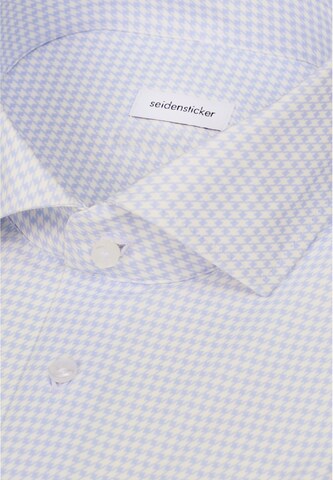 SEIDENSTICKER Slim fit Zakelijk overhemd in Blauw