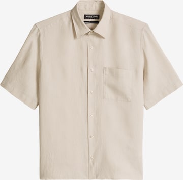Marc O'Polo Comfort fit Button Up Shirt in Beige: front