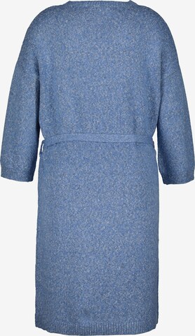 Ulla Popken Knitted dress in Blue