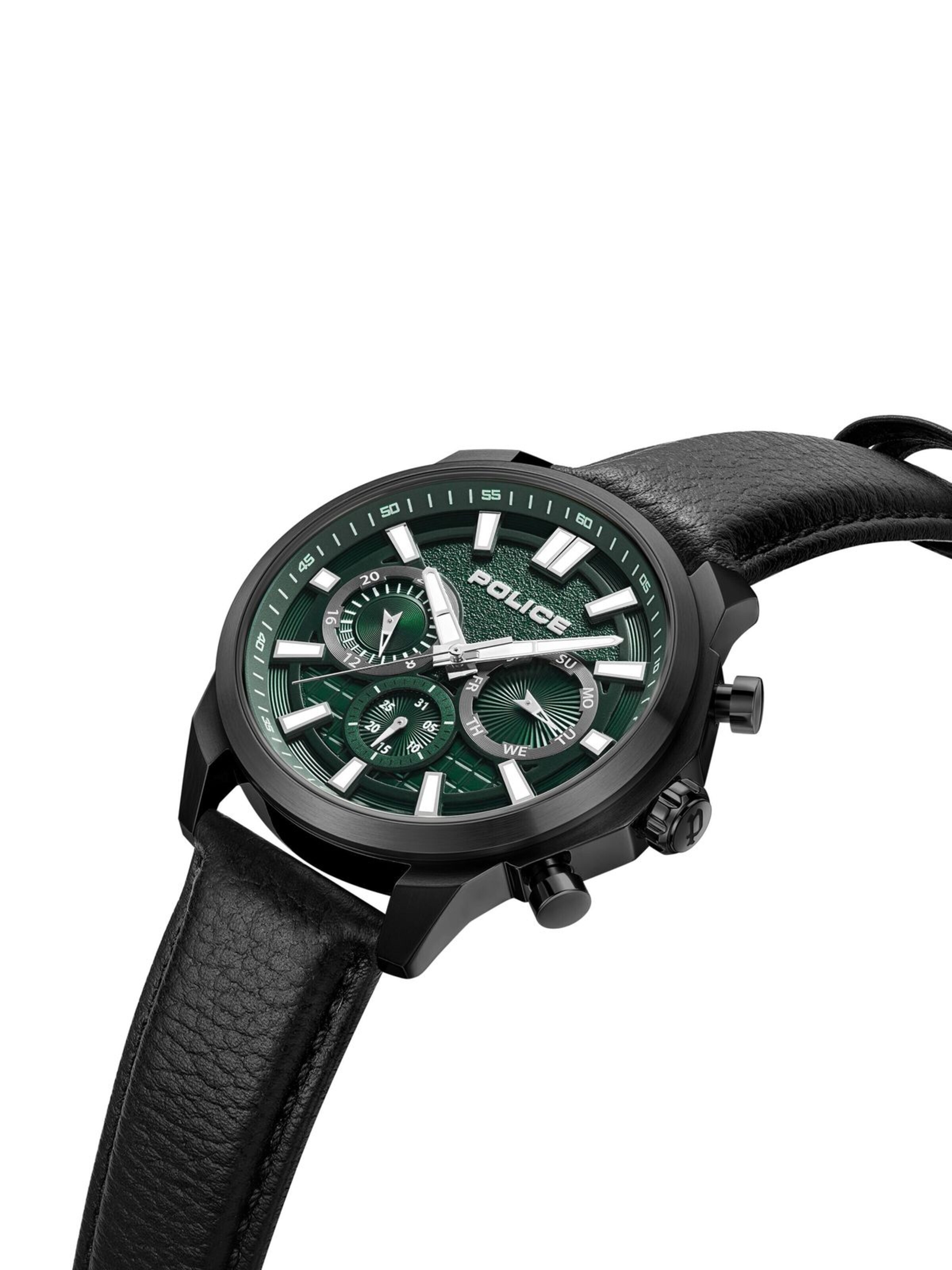 POLICE Analog Watch 'Function watch Rangy' in Green