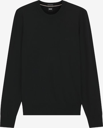 BOSS Pullover 'H-Leno-L' in Schwarz: Vorderseite