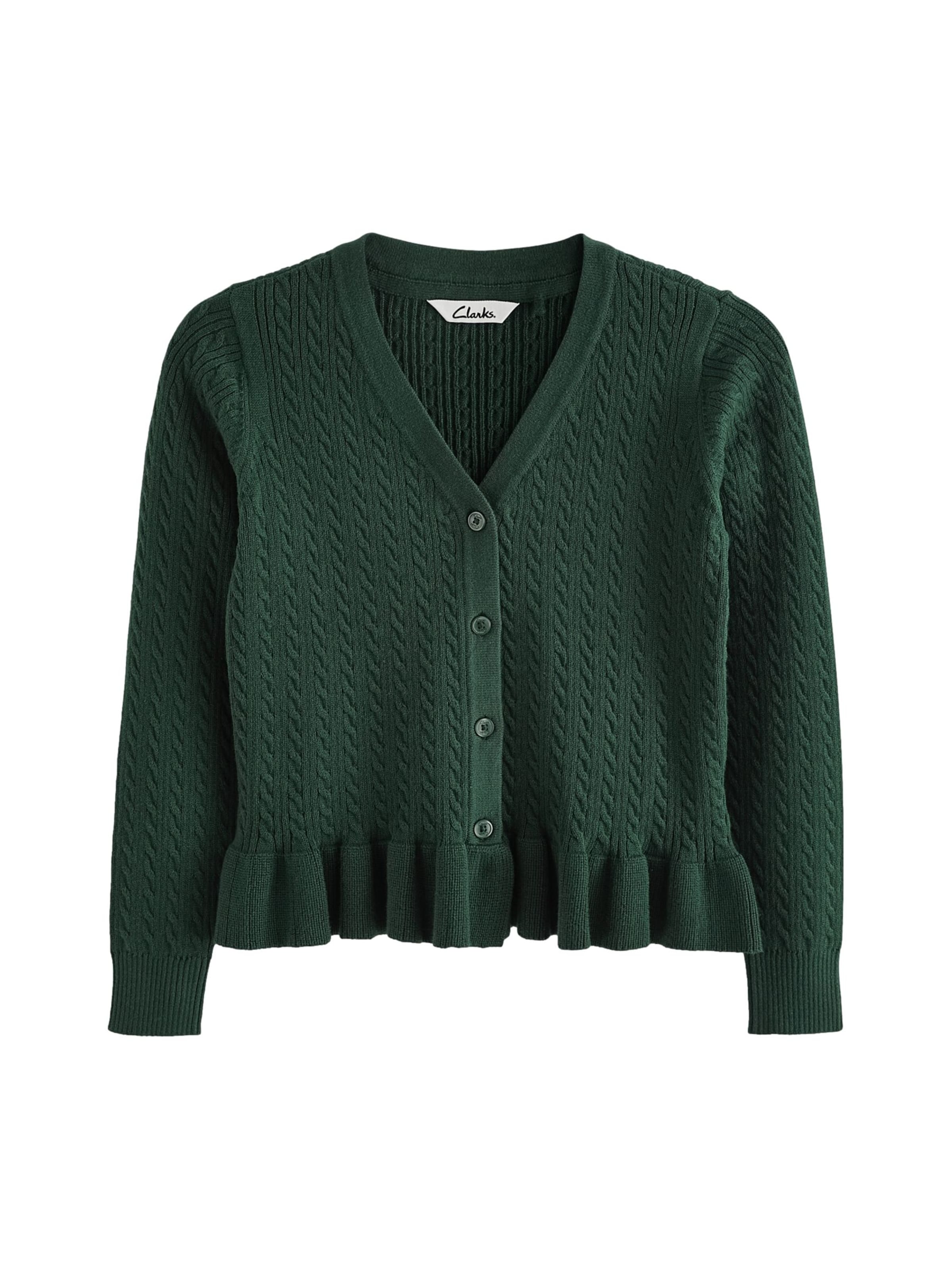 CLARKS Kardigán - Zelená: predná strana