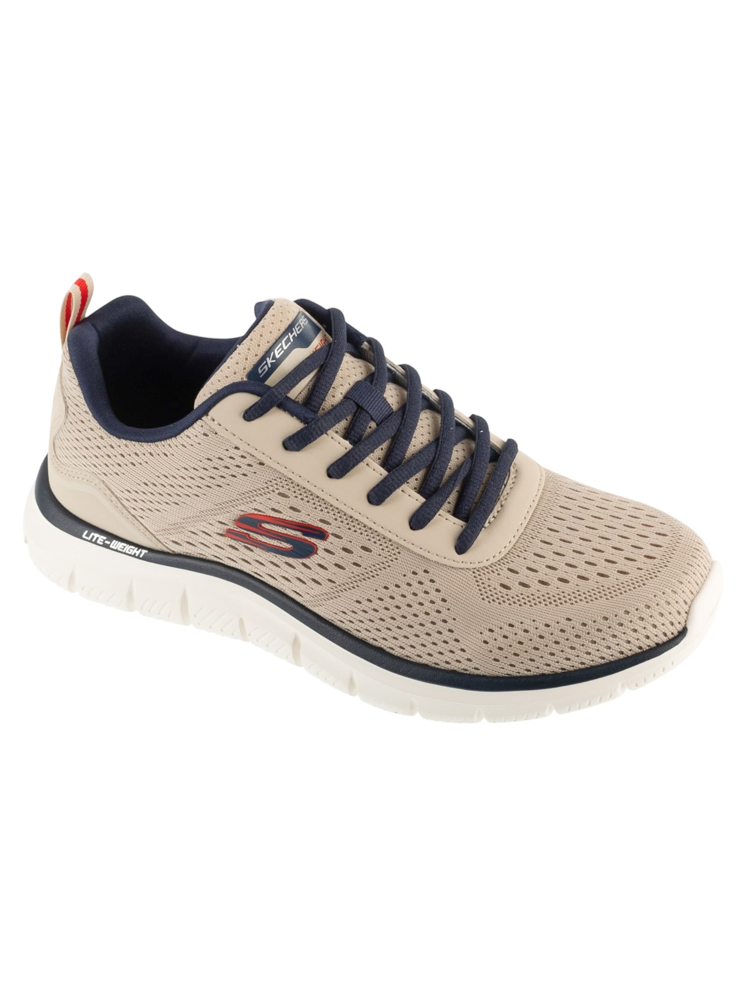 SKECHERS Sneakers 'Skechers Track - Leshur' in Beige: front