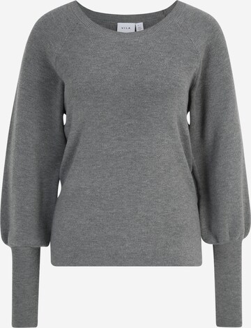 Vila Tall Sweater 'Marla' in Grey: front