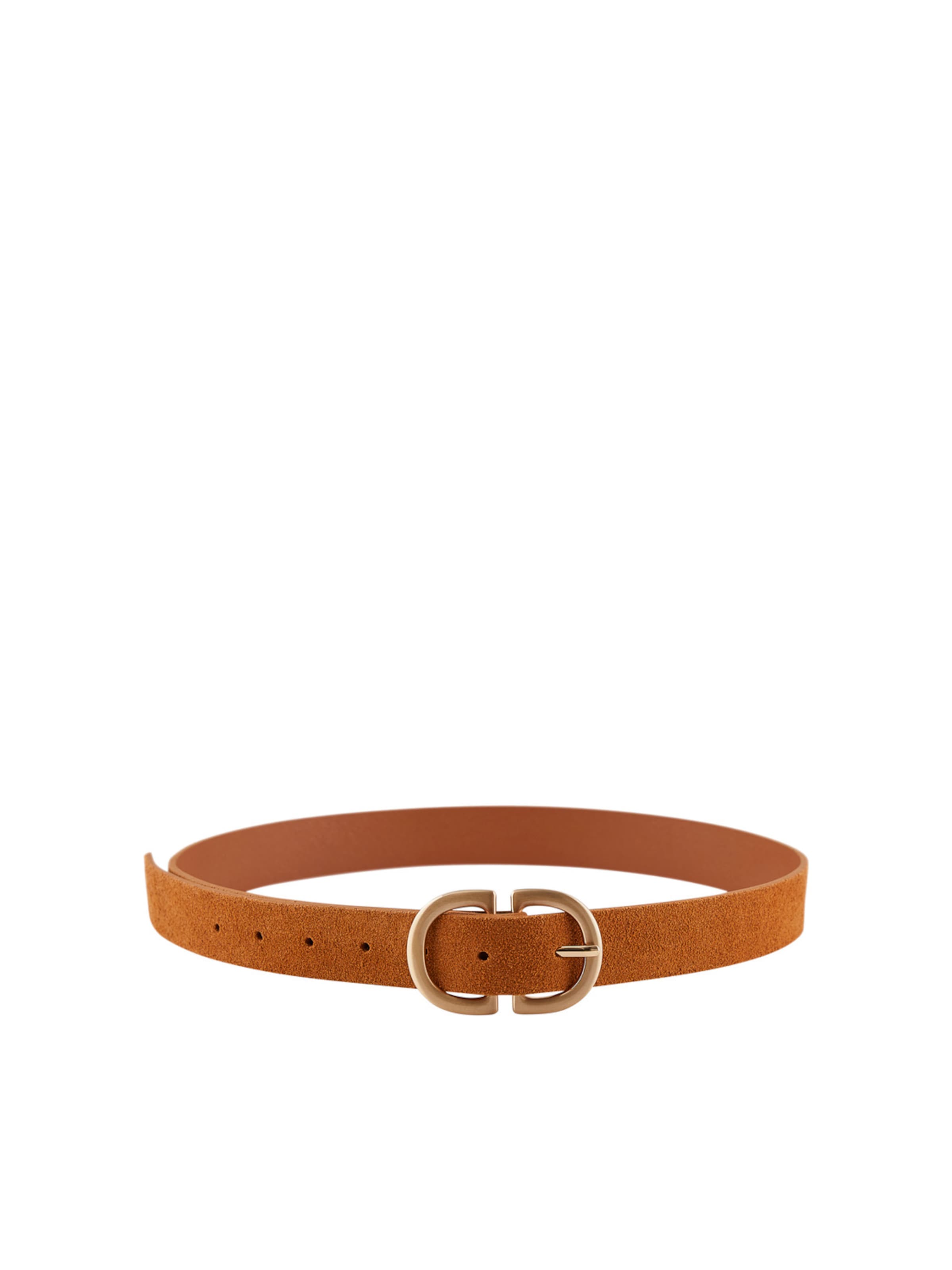 Ceinture &#x27;PCJuva&#x27; PIECES en marron : devant