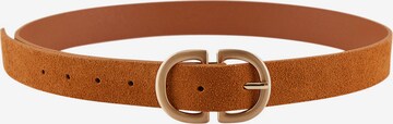 Ceinture 'Juva' PIECES en marron : devant