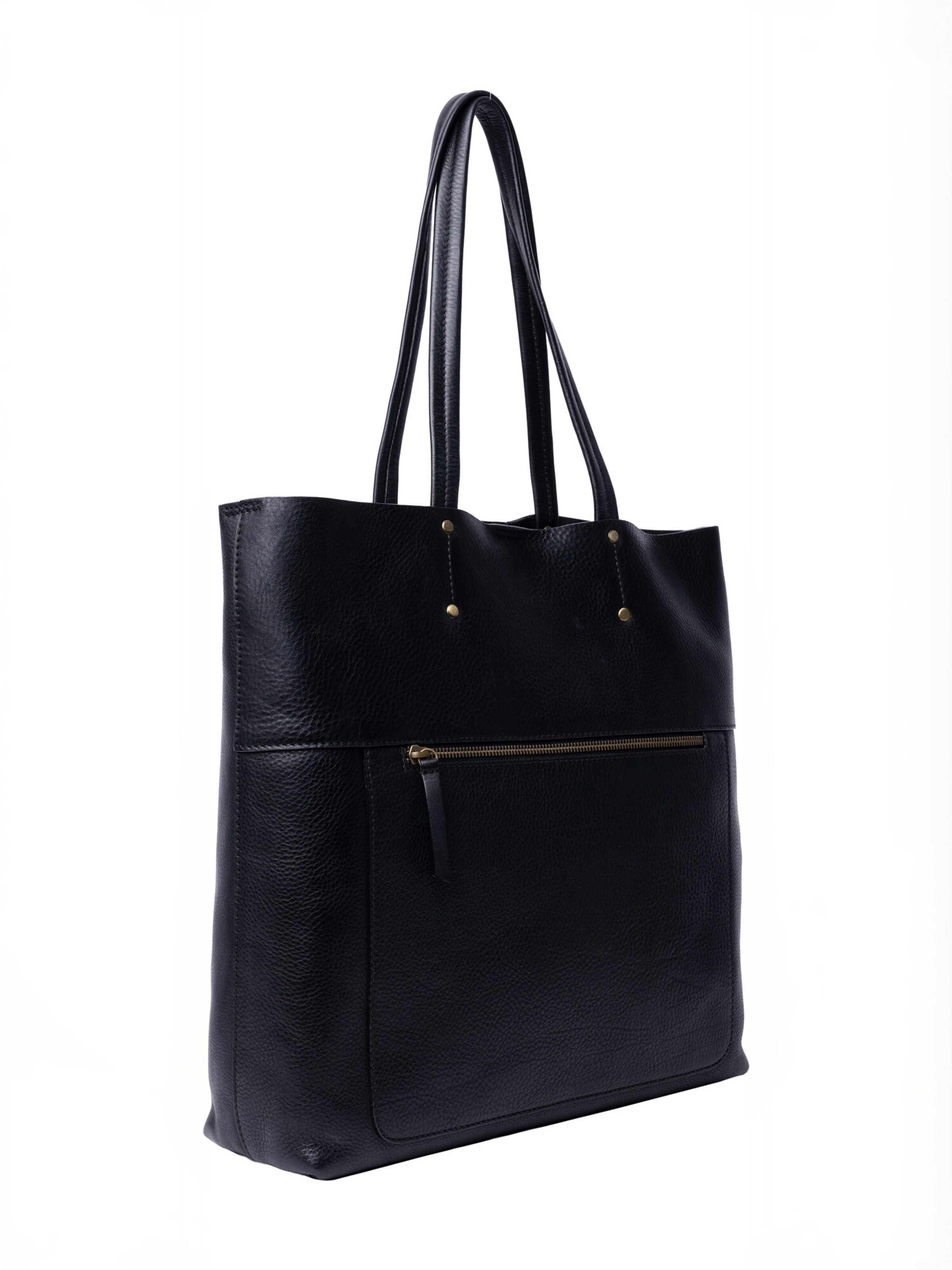 Cabas ' Sofie ' RE:DESIGNED en noir : devant