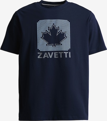 T-Shirt 'Alvo' Zavetti Canada en bleu : devant
