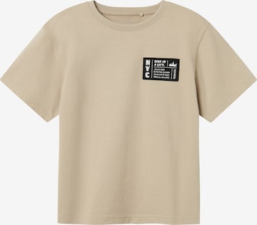 T-Shirt 'VECTOR' NAME IT en beige : devant