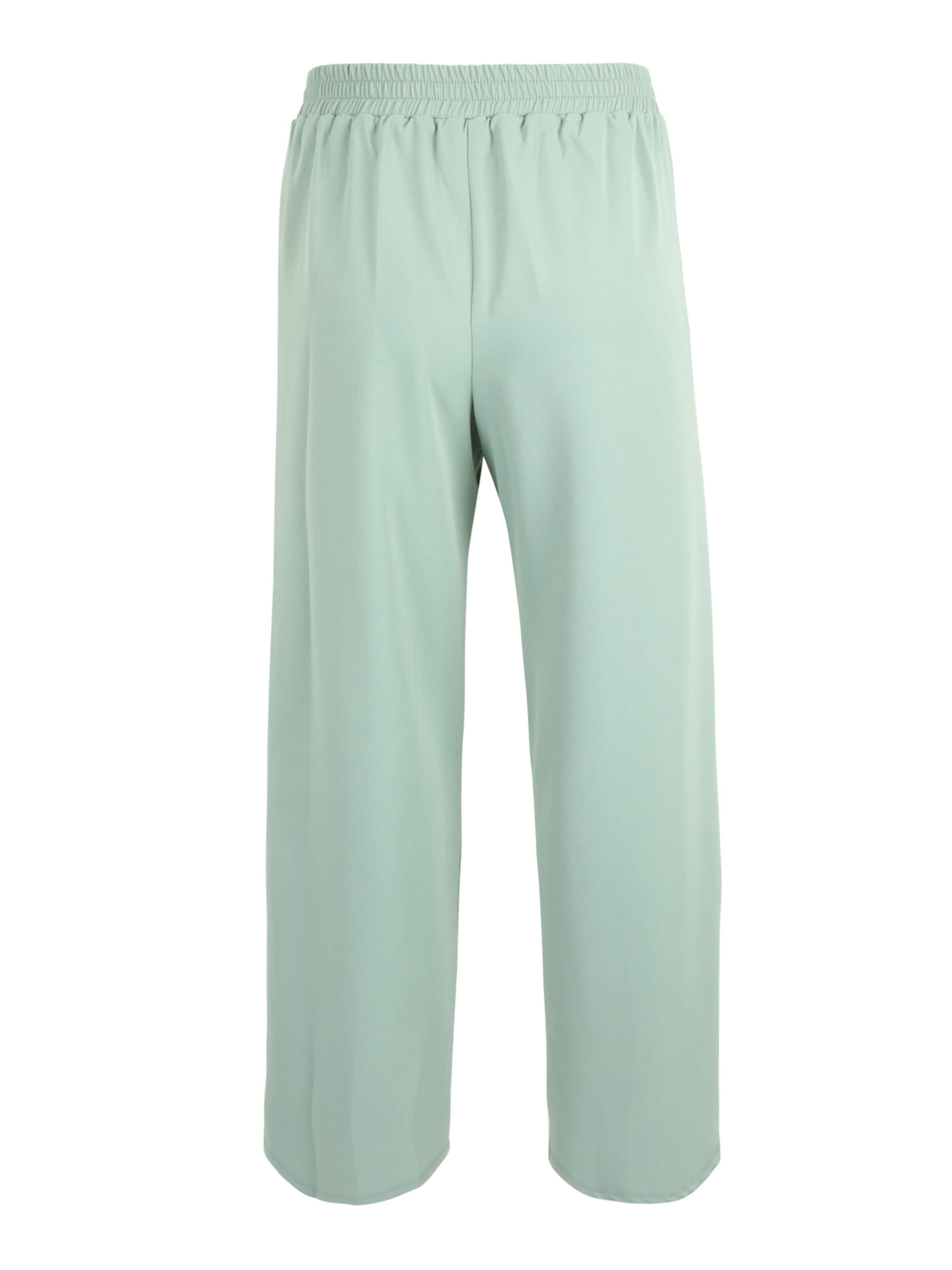 Wide leg Pantaloni con piega frontale di Dorothy Perkins Petite in verde