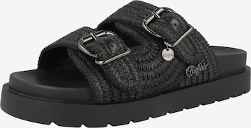 Mule 'Raya Ari' BUFFALO en noir : devant