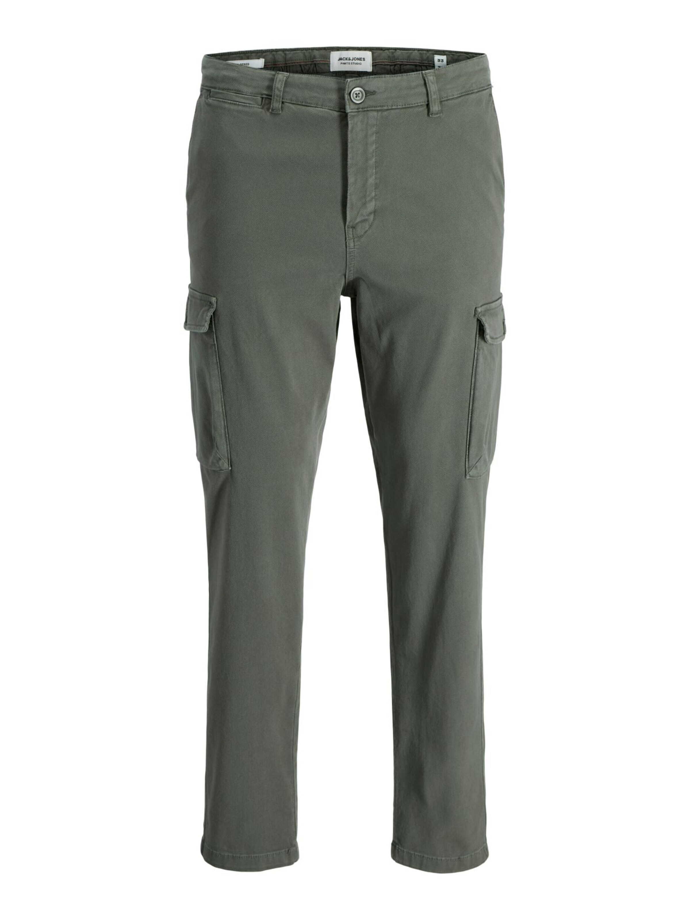 JACK & JONES Cargobroek in 33/30 in de kleur Groen, Productweergave