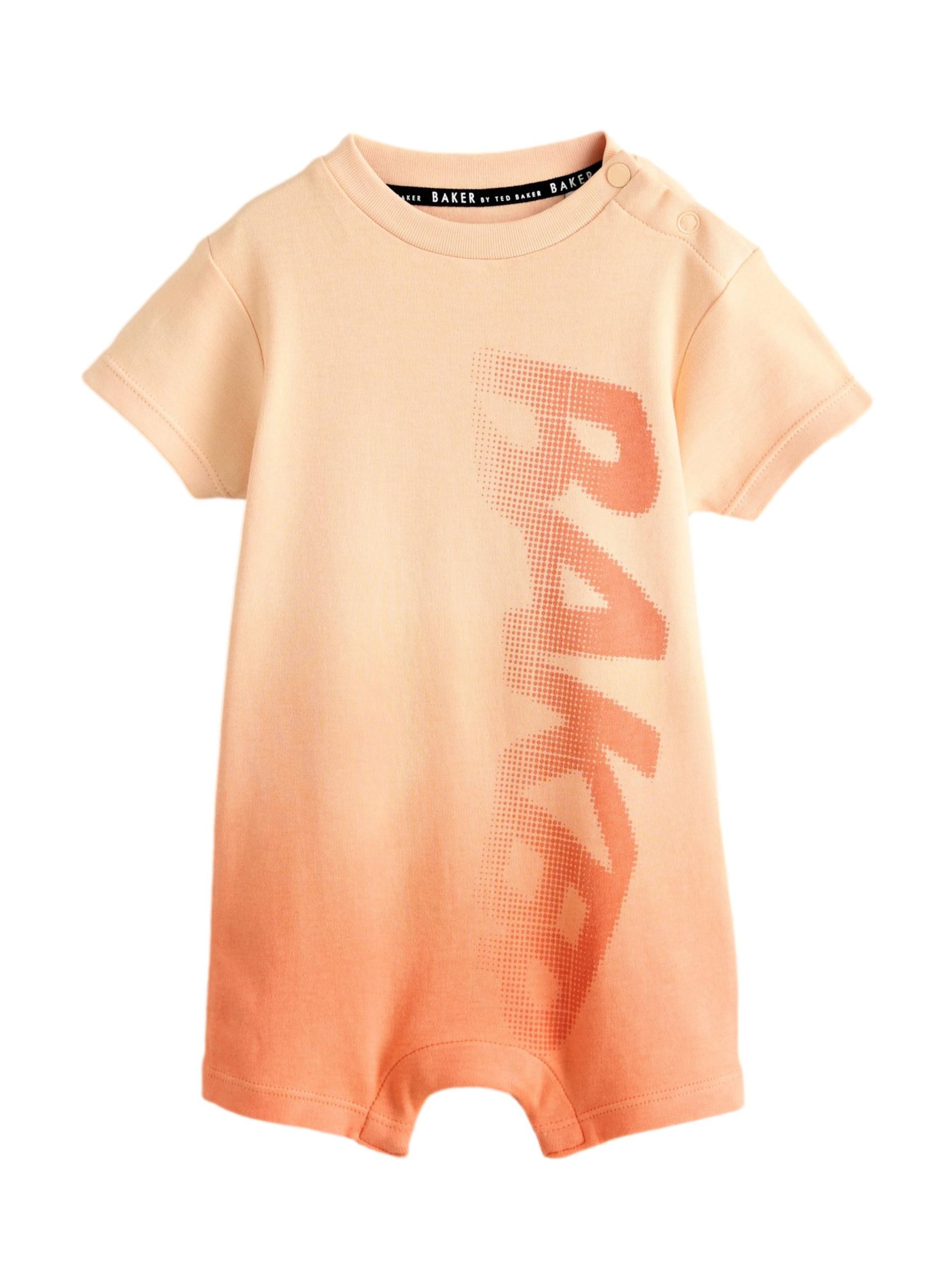 Tutina / body per bambino di Baker by Ted Baker in arancione: frontale