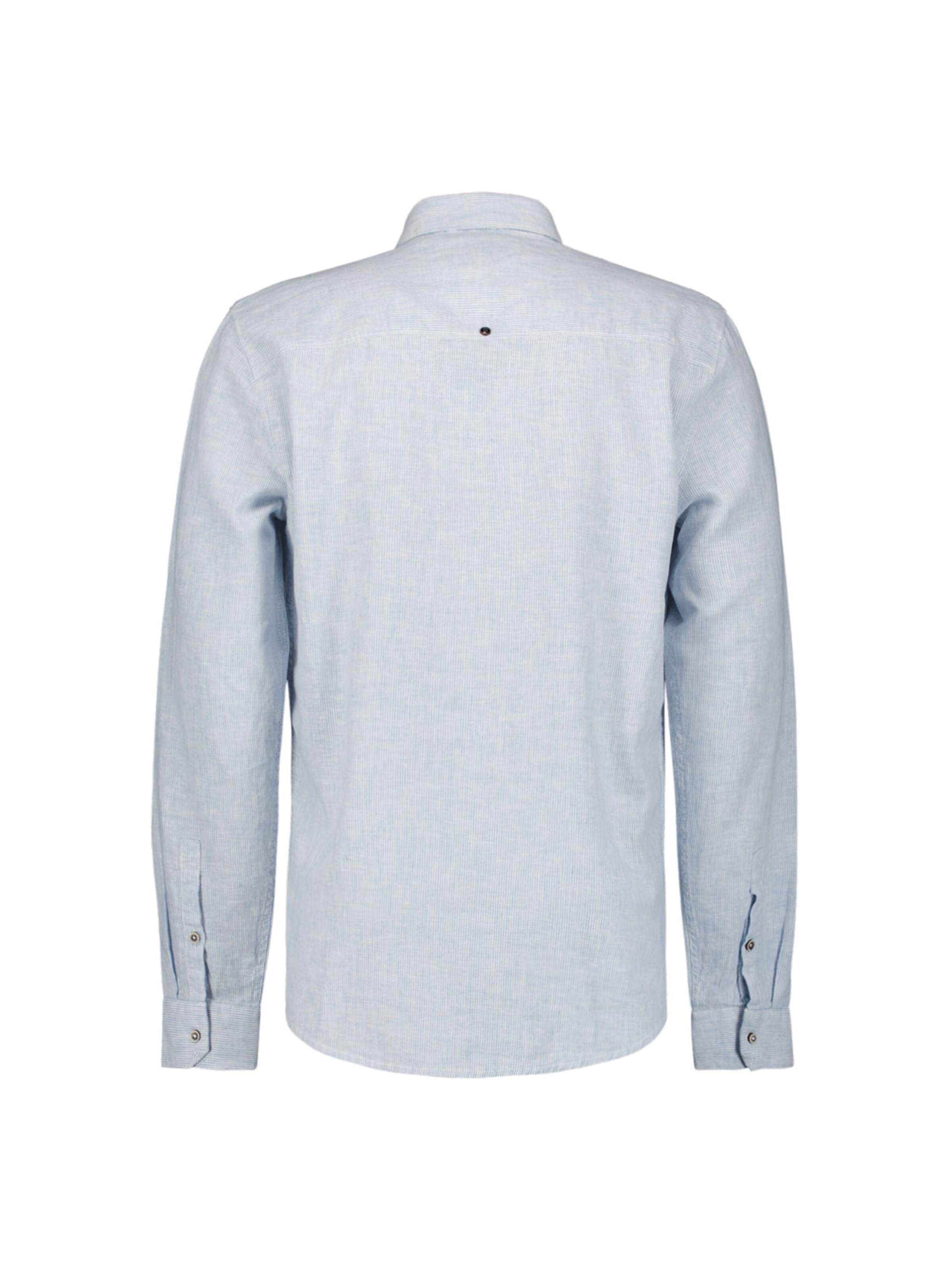 No Excess Regular Fit Hemd in Blau