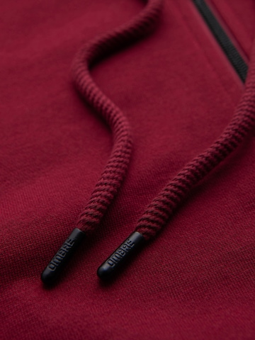 Ombre Sweat jacket in Red