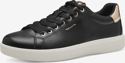 Sneaker low Tamaris pe auriu / negru, Vizualizare produs