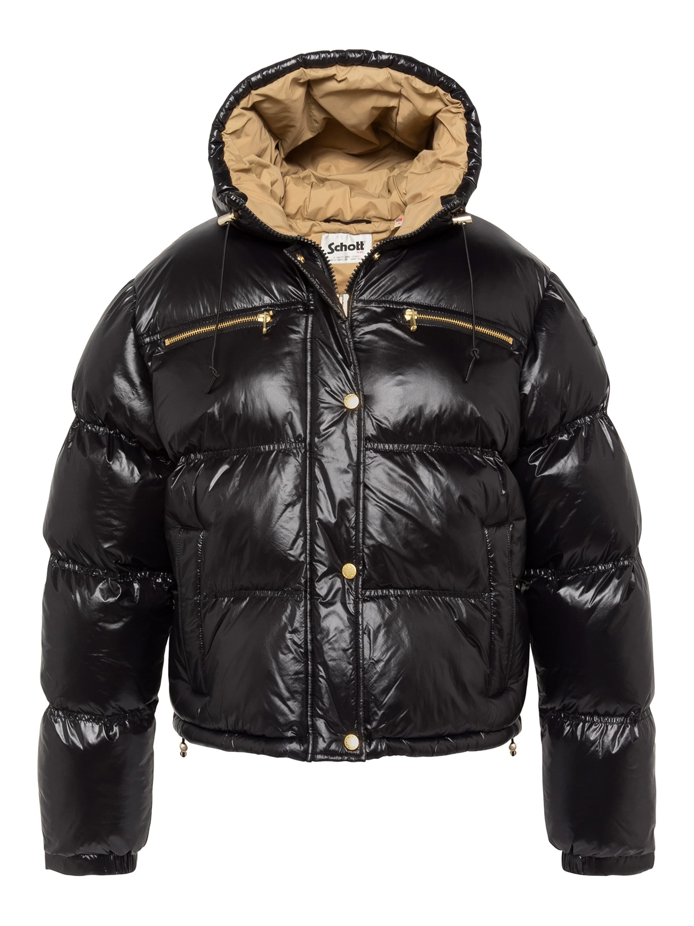 Manteau d’hiver Schott NYC en noir
