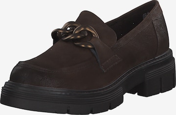 MARCO TOZZI Classic Flats in Brown: front