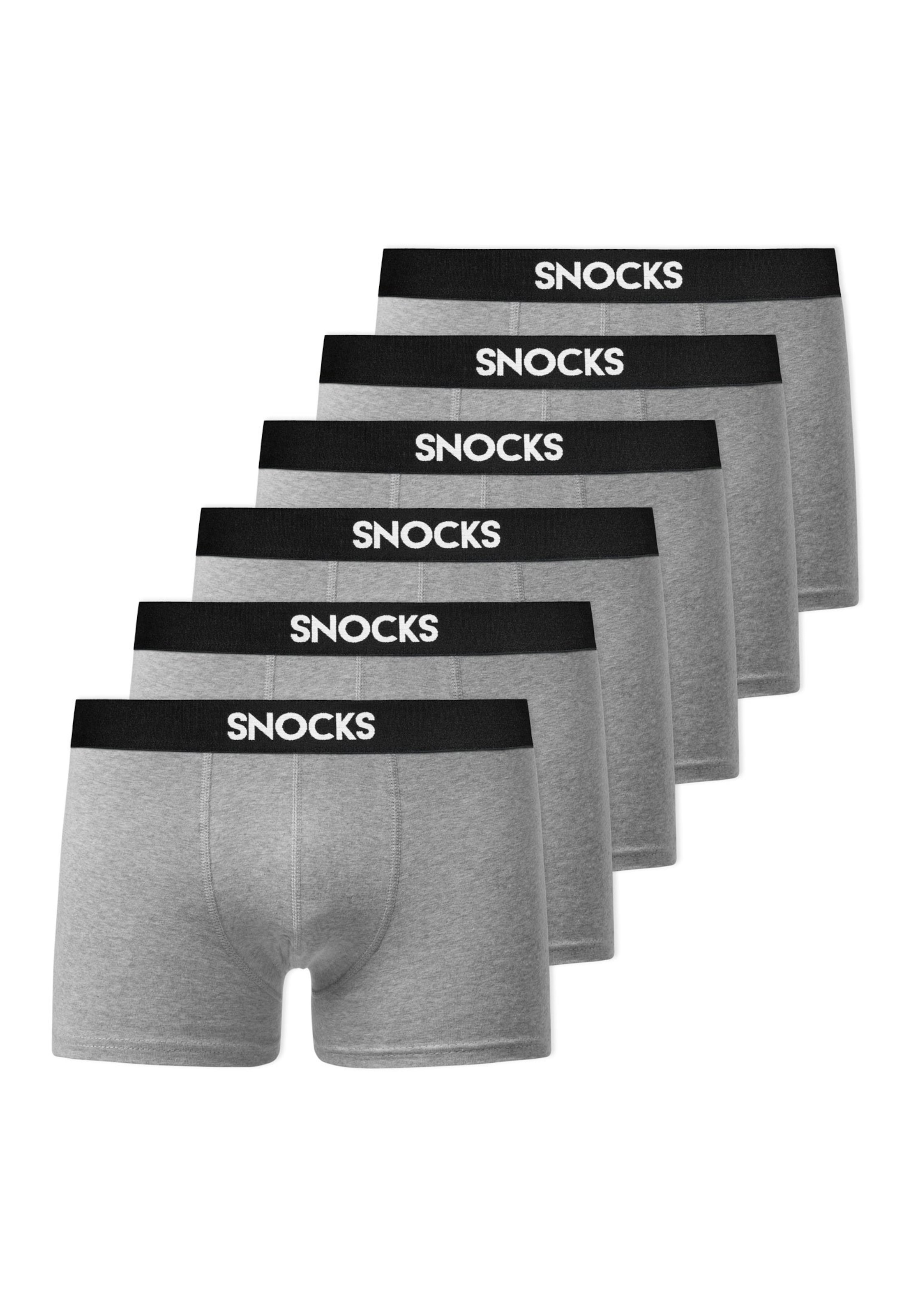 SNOCKS Boxer shorts in Grey: front